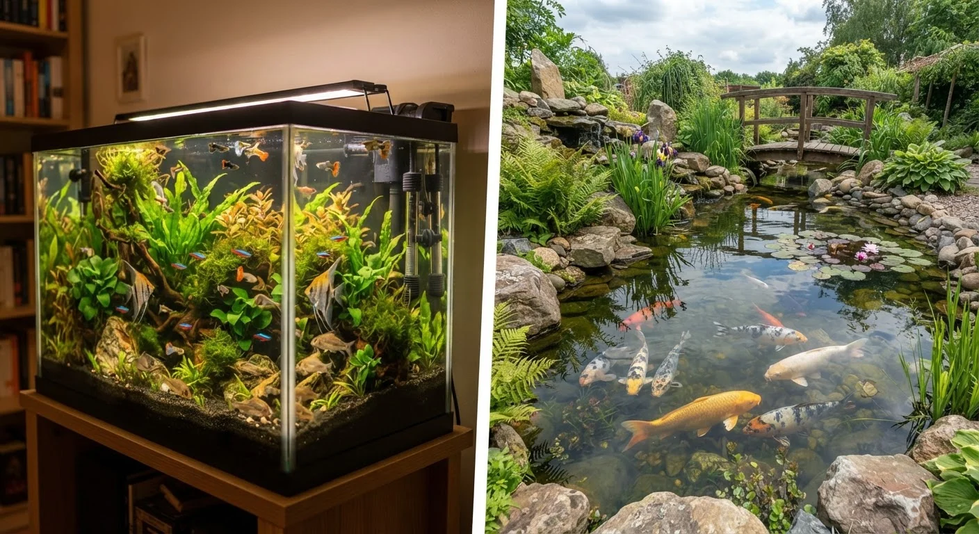 Aquarium Fish vs. Pond Fish: How Their Care Needs Differ