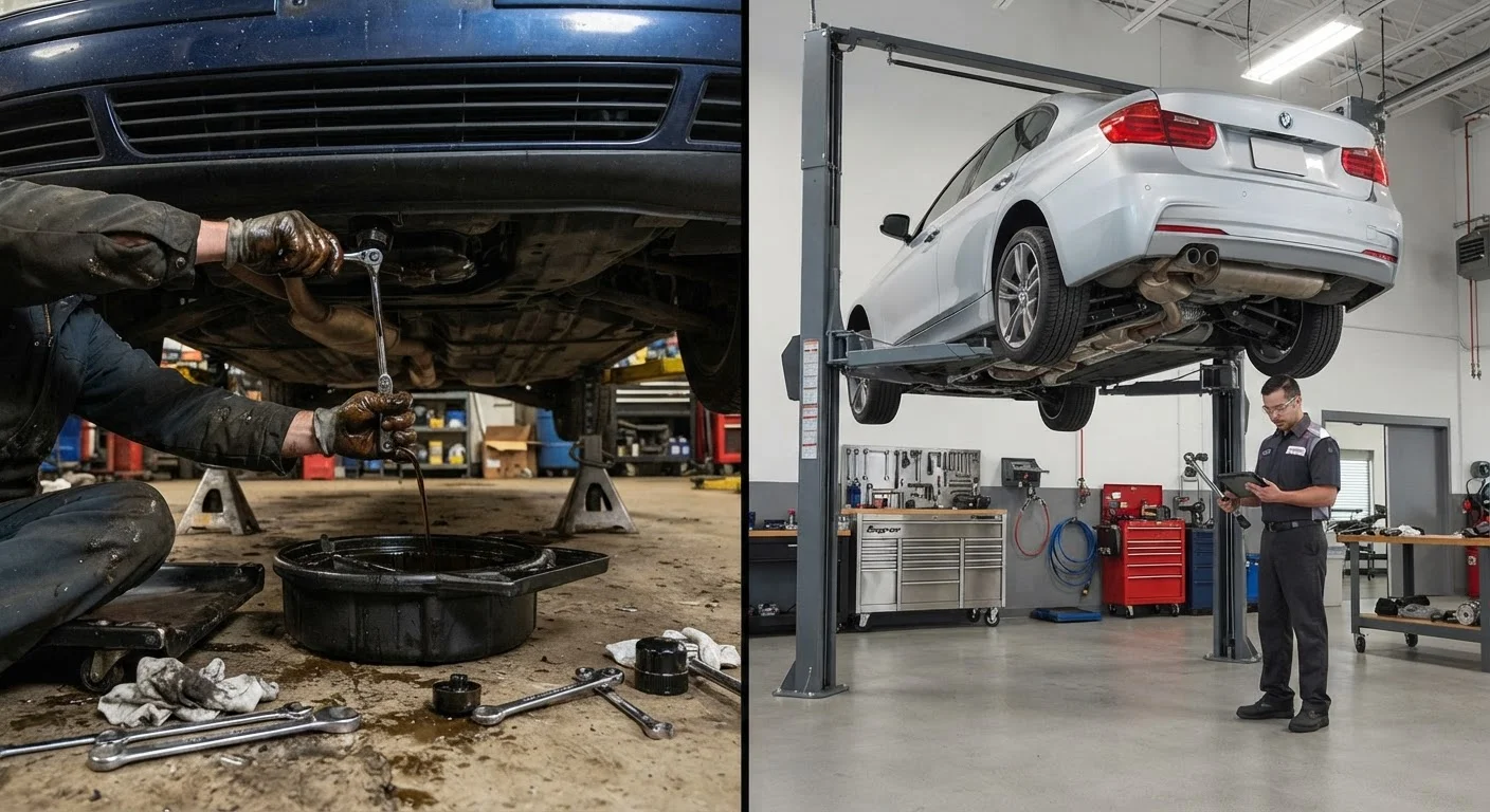 DIY Oil Change vs. Taking It to a Shop: A Practical Comparison