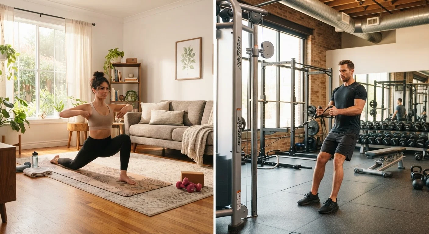 Home Workouts vs. Gym Training: Weighing What Each Environment Offers