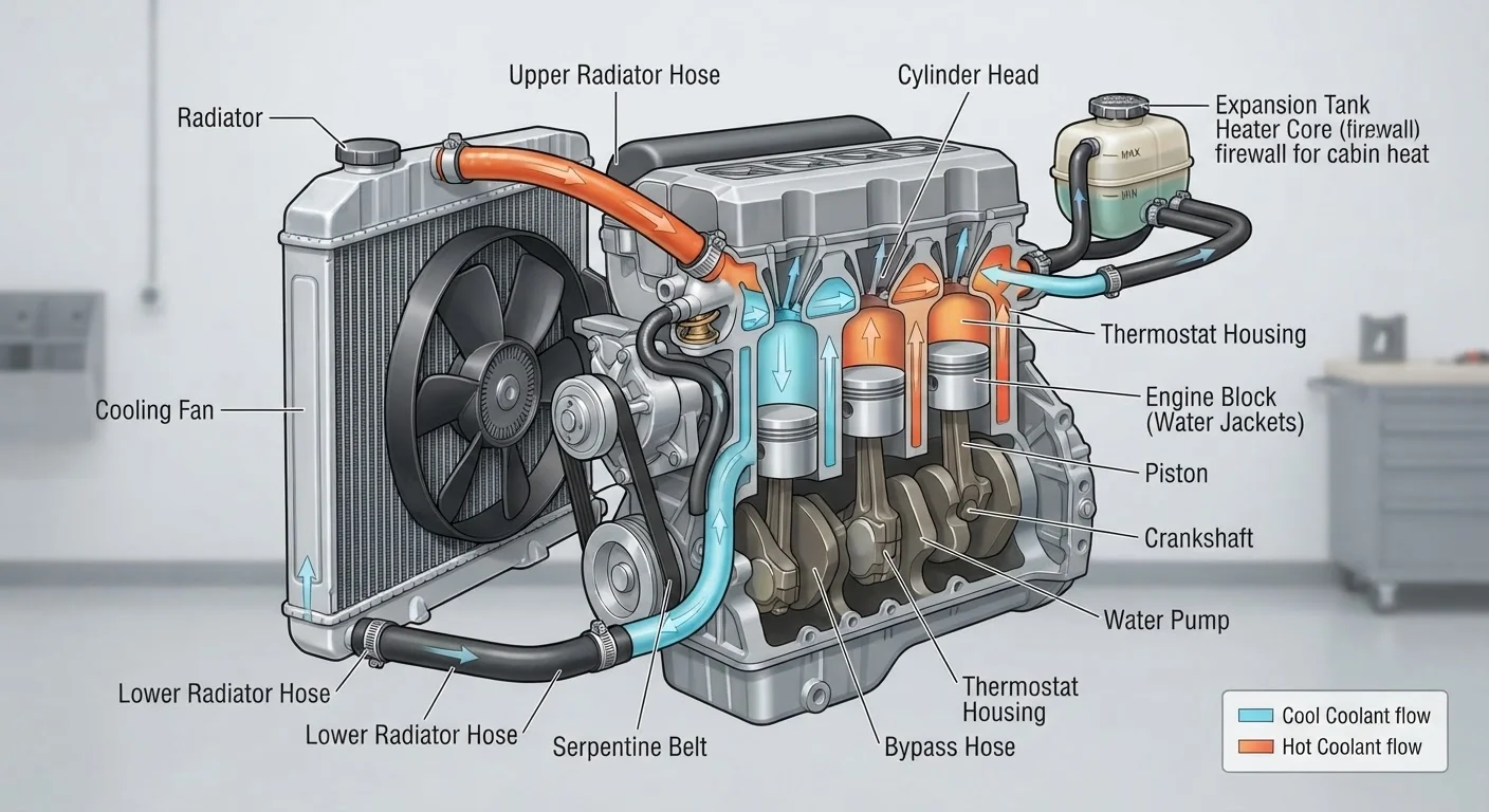 How Your Car's Cooling System Keeps the Engine from Destroying Itself