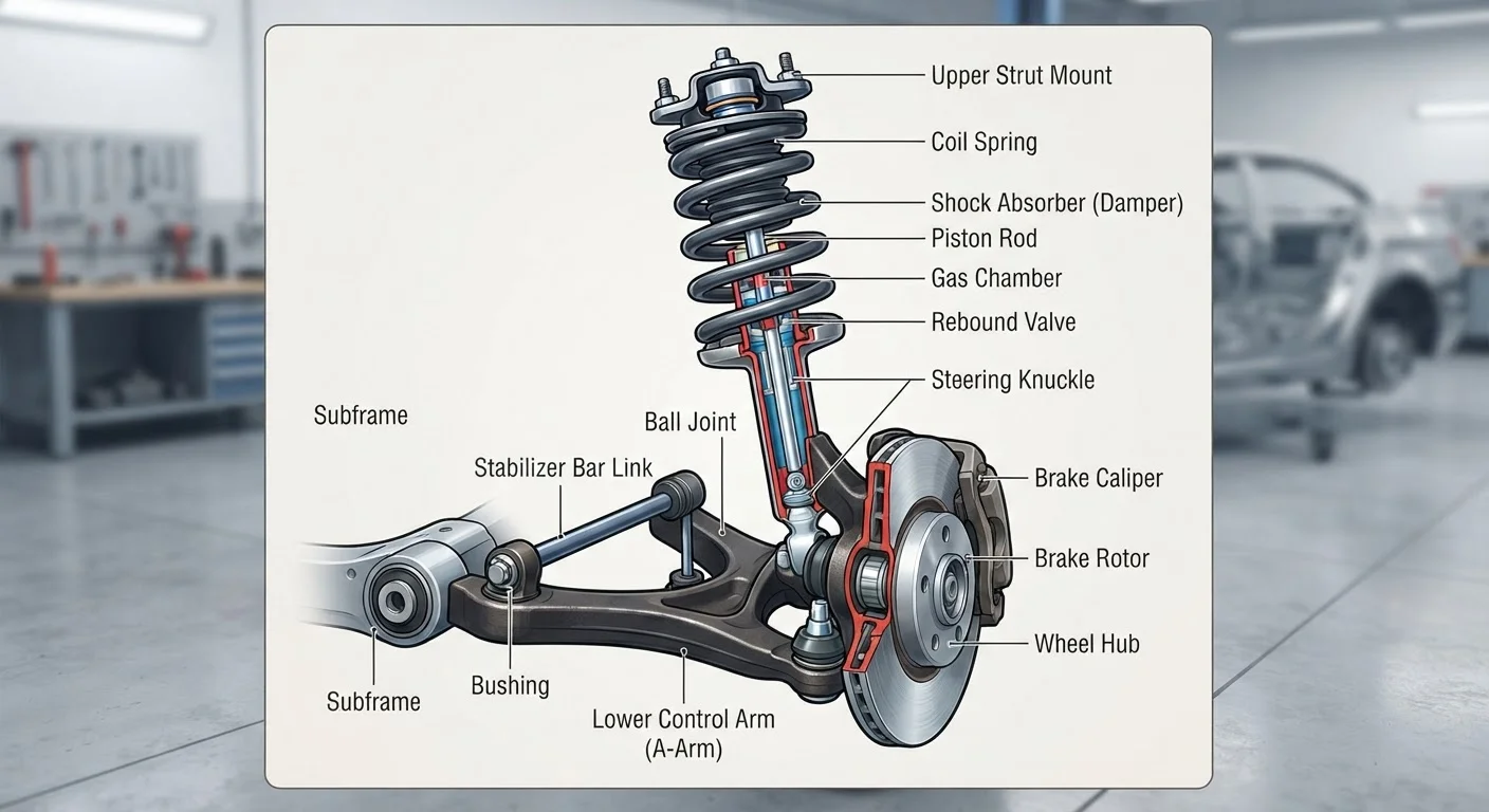 How Your Car's Suspension Absorbs the Road