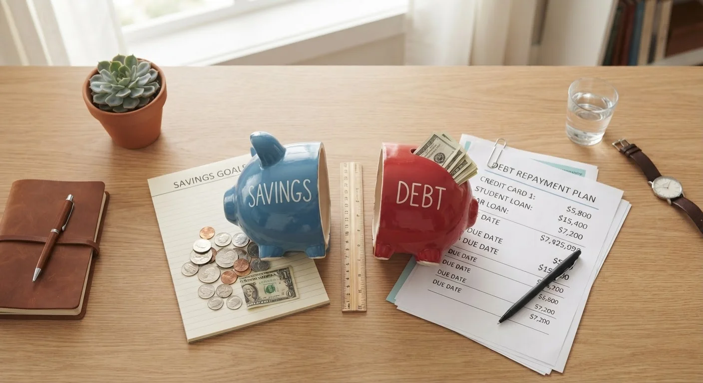 Paying Off Debt While Saving at the Same Time