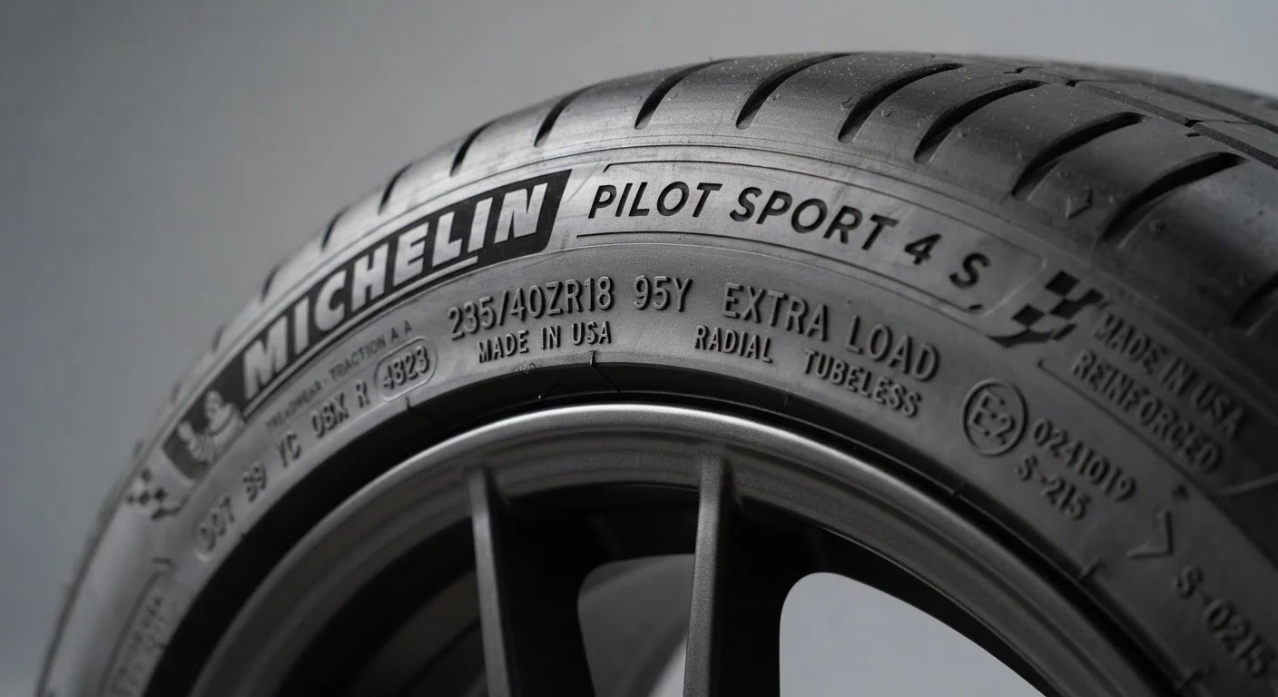 Reading a Tire Sidewall: What All Those Numbers and Letters Mean