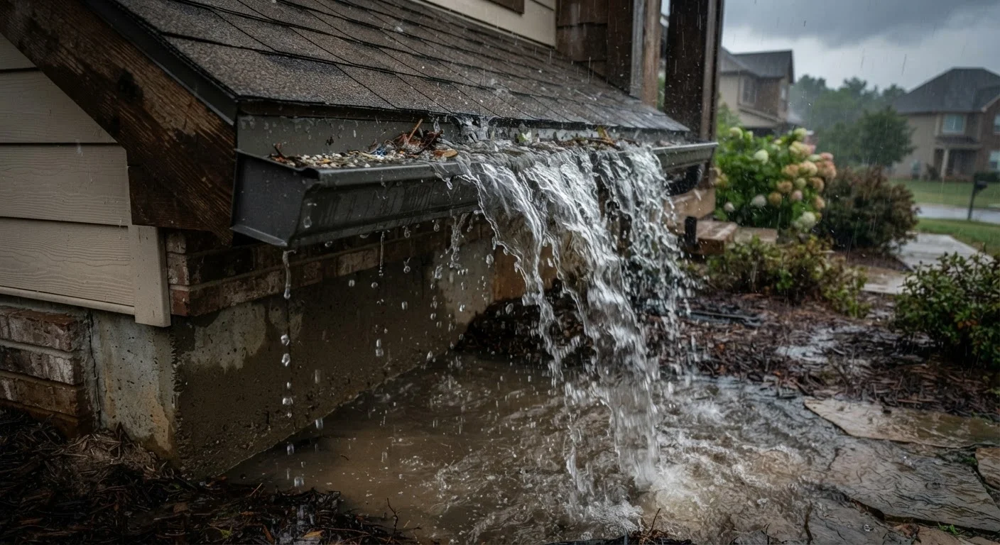 What Gutters Are Actually Doing for Your Foundation