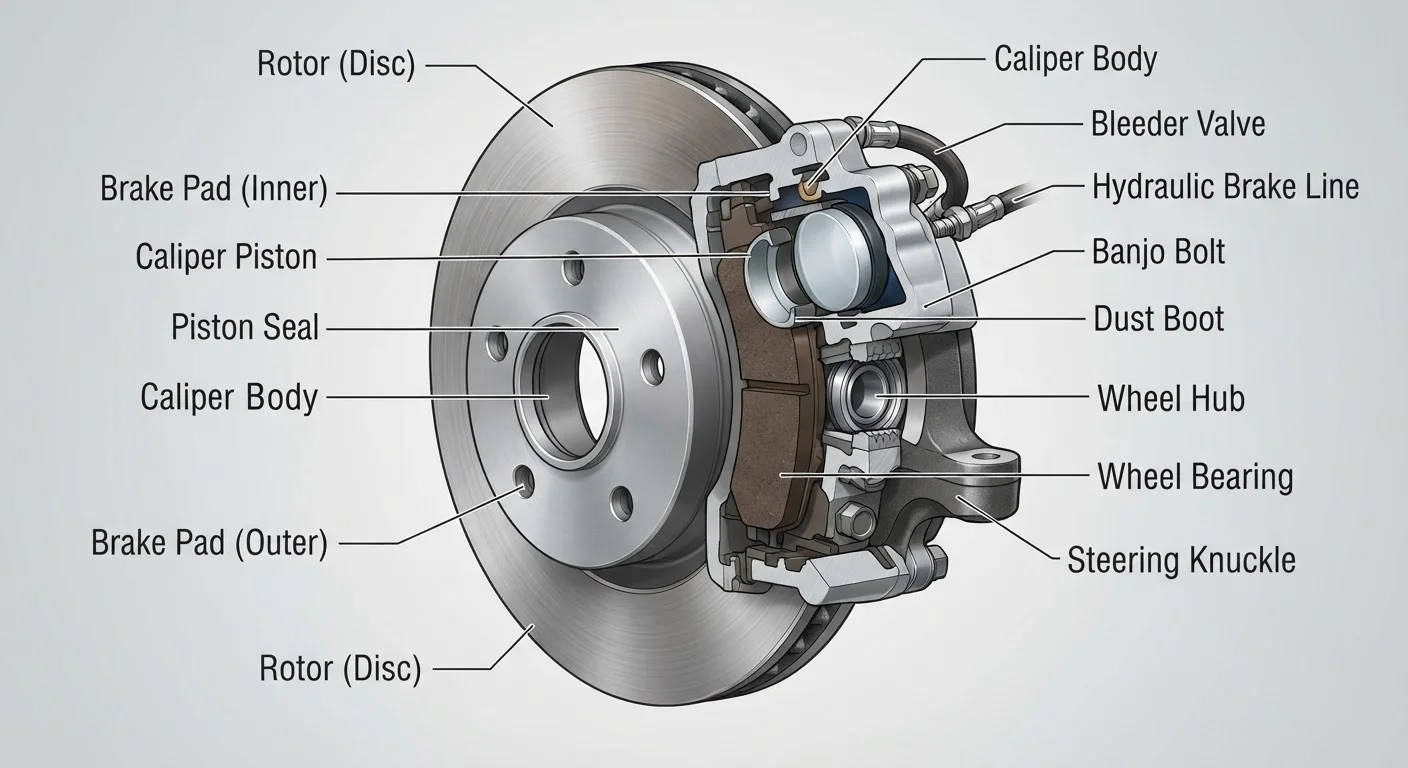 What Happens Inside Your Car's Braking System When You Press the Pedal