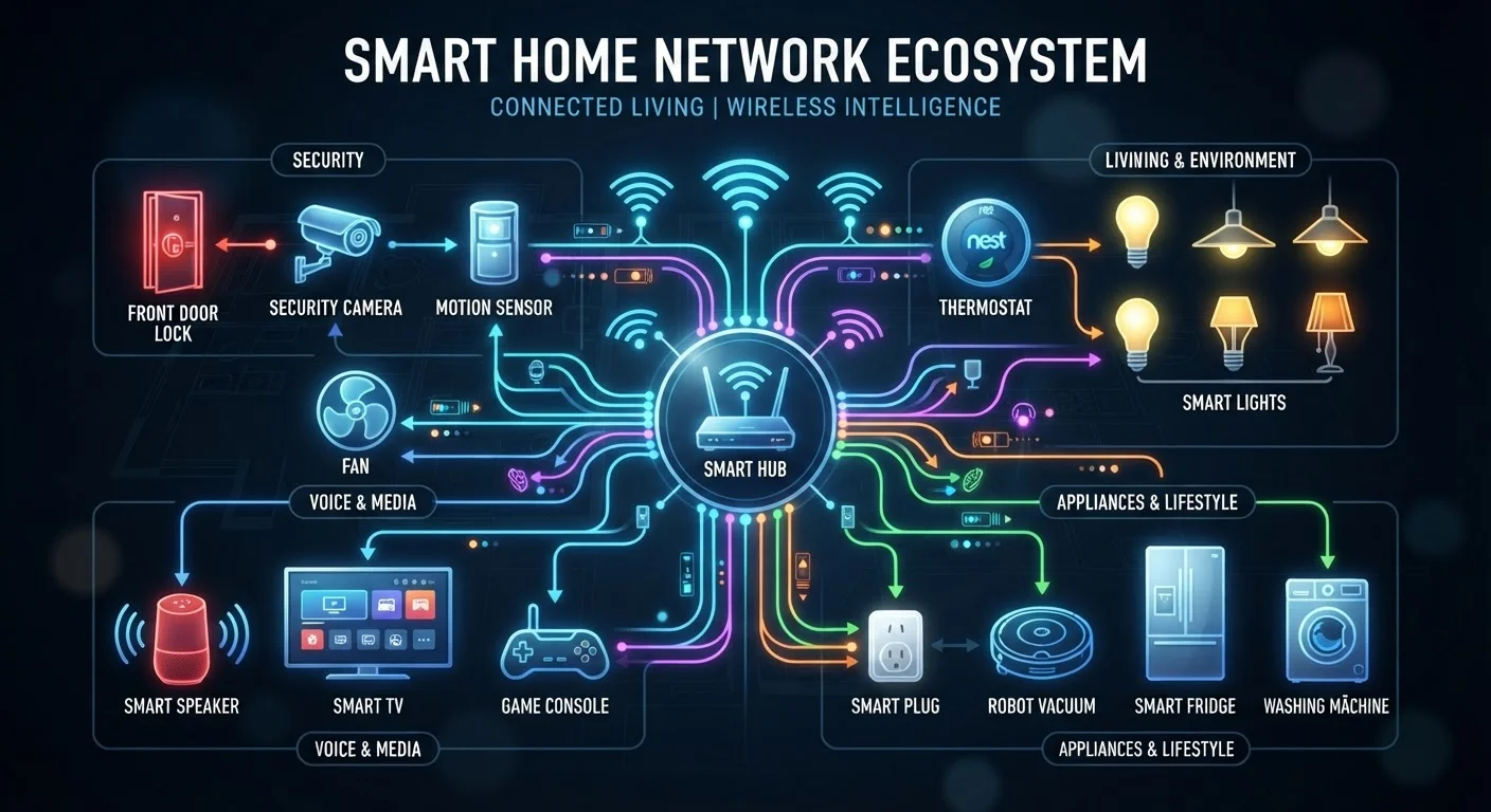 Wi-Fi, Zigbee, Z-Wave, and Thread: The Wireless Protocols Behind Your Smart Devices